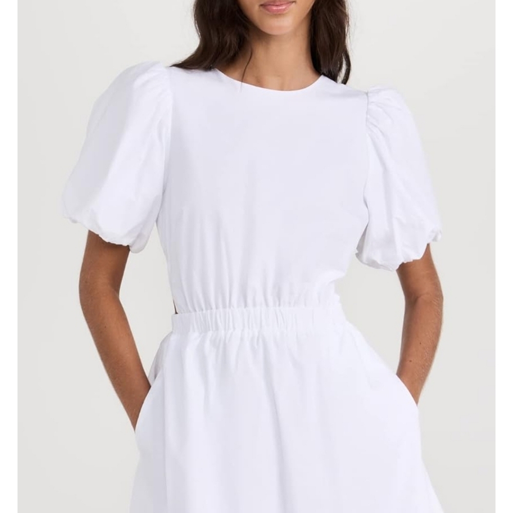 English Factory Women's Cut-Out Poplin Mini Dress - Picture 2 of 6